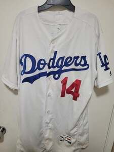 Majestic Flex Base Home Jersey Los Angeles Dodgers Authentic , Size 44/L